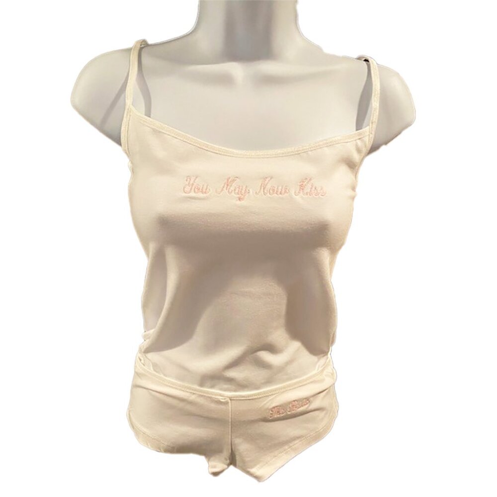 You May Kiss the Bride Camisole and Boy Shorts Set
